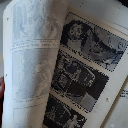 IN GOD WE TRUST MOVIE STORYBOARD PRODUCTION ART CARL ALDANA MARTY FELDMAN 44pgs - Picture 18 of 24