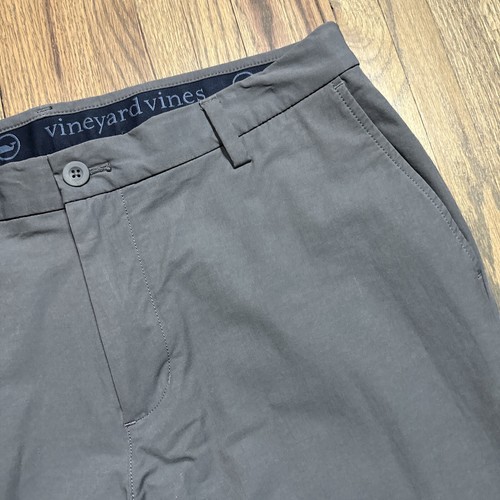 Pantalones de golf Vineyard Vines para hombre 36x34 grises sobre la marcha OTG rendimiento elástico - Imagen 4 de 16
