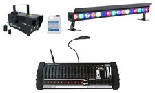 American DJ ElectraPix Bar 16 Wireless DMX RGBAL UV Light Bar Controller Fogger