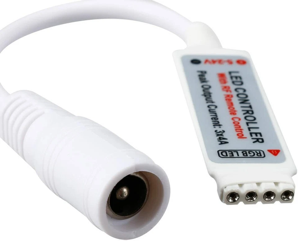 Mini Centralina Telecomando RF Dimmer Per Striscia Led da 12V-24V RGB Wireless - Immagine 2 di 4