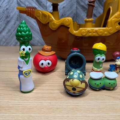 Vintage Veggie Tales Pirate Ship Jonah Movie 2002 Incomplete | eBay
