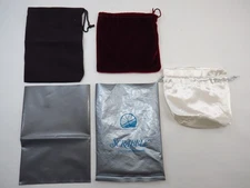 Scrabble Game Tile Cloth / Vinyl / Plastic Bag Pouch w/ Drawstring, Choice