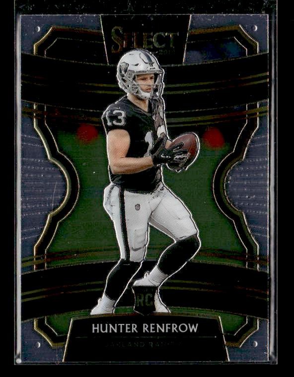 2019 Panini Select #33 Hunter Renfrow Rookie Oakland Raiders