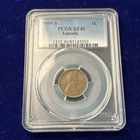 1909-S 1C Lincoln Wheat Cent PCGS XF 40 #JM-B