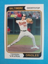 2023 Topps Heritage Terrin Vavra RC #148 Baltimore Orioles 