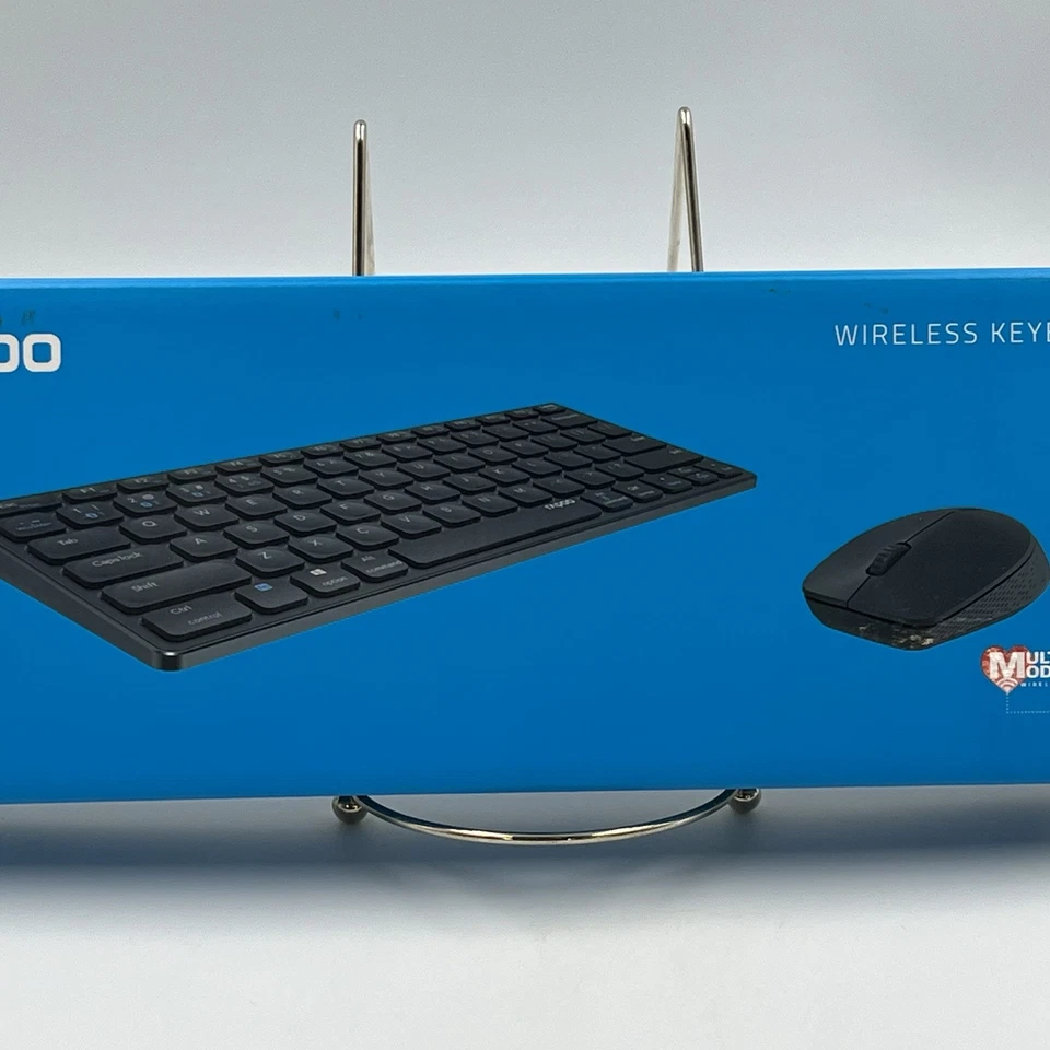 RAPOO 9600M Multi Device(Bluetooth 3.0/5.0/2.4G) Wireless Keyboard and Mouse NEW - Image 4 of 4