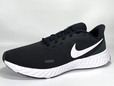 Nike Revolution 5 scarpe da ginnastica donna nere basse stringate running taglia 8,5 nuove