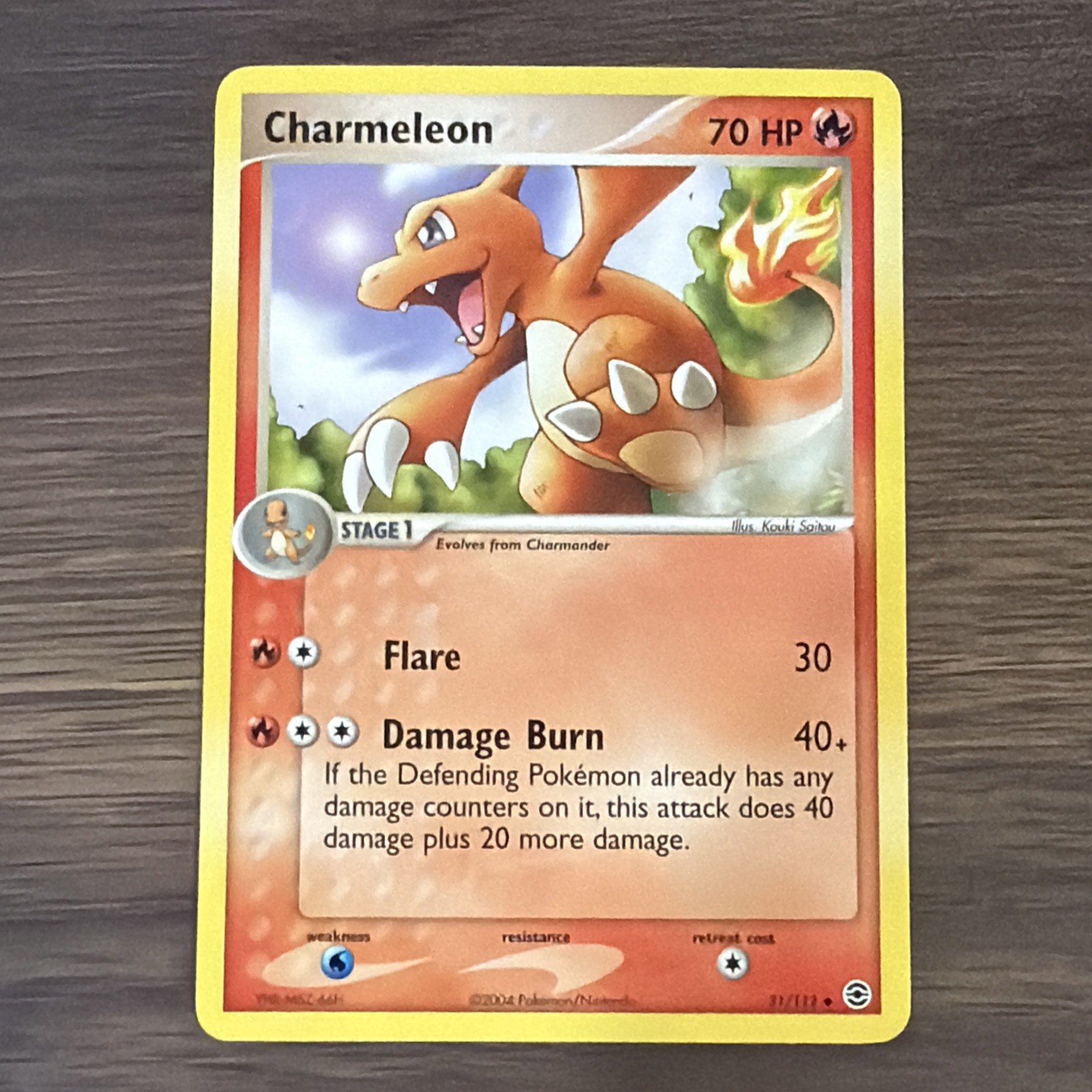 1x Charmeleon 31/112 Fire Red & Leaf Green Pokemon Card NM/MINT 🔥