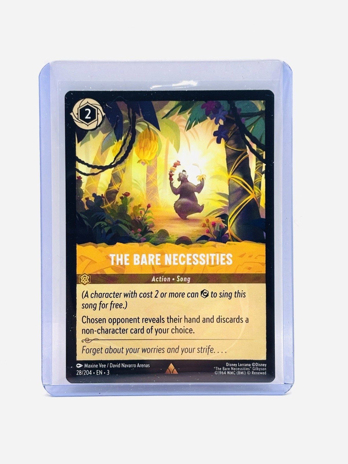 The Bare Necessities 28/204 Rare Into the Inklands Disney Lorcana TCG MT/NM