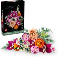 LEGO 6526158 Botanicals Pretty Pink Flower Bouquet Building Set for Adults,