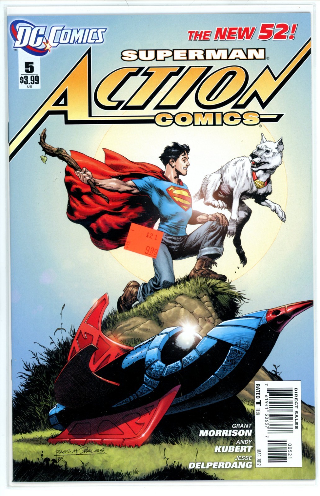 Action Comics #5 New 52 Krypto the Superdog! - DC 2012 - Never Opened - VF