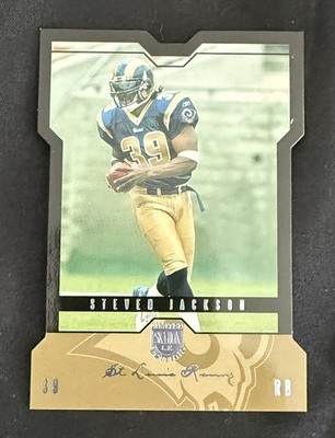 2004 SkyBox LE /35 Steven Jackson Black Border Platinum Rookie #82 SSP RC   
