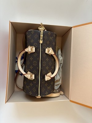 NEUE Original LOUIS VUITTON Speedy 30 mit Schulterriemen Bandouliere Monogram 
