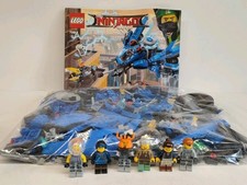 Lego The Ninjago Movie: Lightning Jet Complete 70614 W/Manual & Minifigs