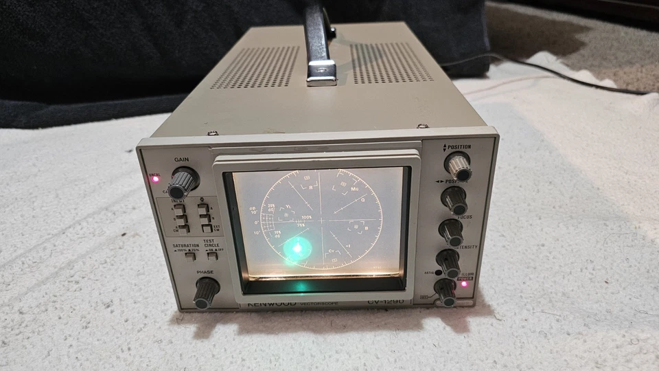 VECTORSCOPIO KENWOOD CV-1290 equipo de prueba de transmisión de colección Foto 2 de 4
