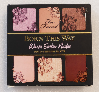 Too Faced Born This Way Warm Ember Nudes Mini Eye Shadow Palette - New in Box
