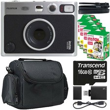 FUJIFILM INSTAX MINI EVO Hybrid Instant Camera 4x 2x10 Mini Instax Film Bundle