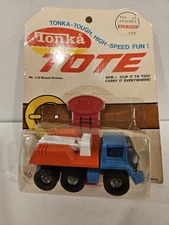 VINTAGE TONKA TOTE WICKED WRECKER  MADE IN USA in orig. packaging super rare!!