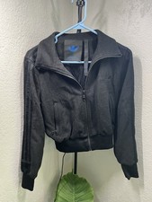 Womens Size Small Adidas Blue Version Wool Firebird Track Jacket Black HK7250
