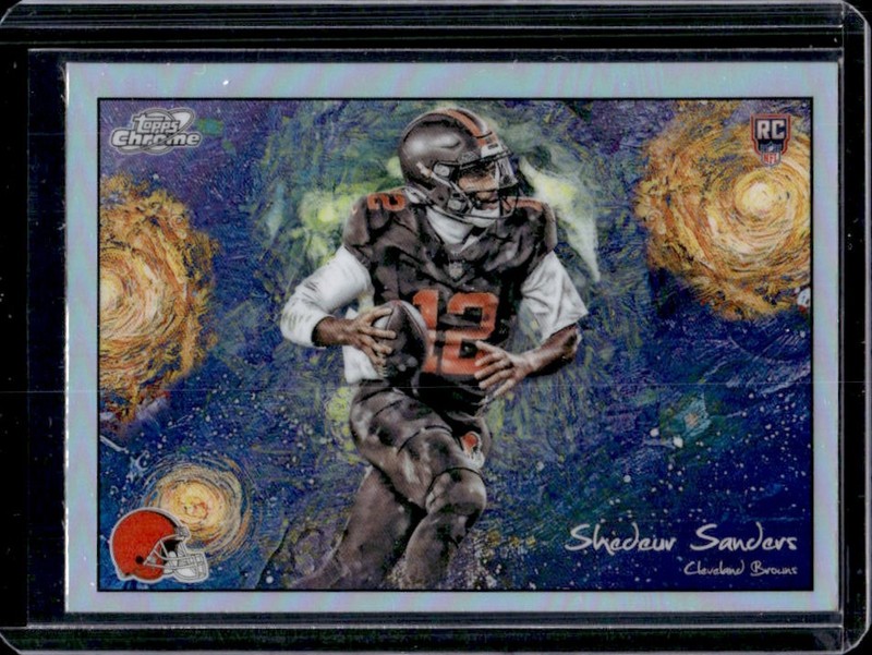 2025 Topps Cosmic Chrome Shedeur Sanders Stars In The Night RC #STN-3 Browns