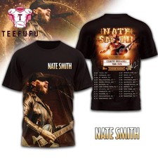 Nate Smith Country And Roll Tour 2026 3D Shirt