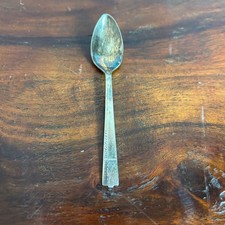 Nobility Plate Royal Rose Silverplate Demitasse Spoon Vintage 4.25 Inch Floral
