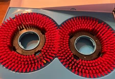Tennant OEM 1232607 I-mop XL Red Brush Set Of 2  Each Brush 9in.