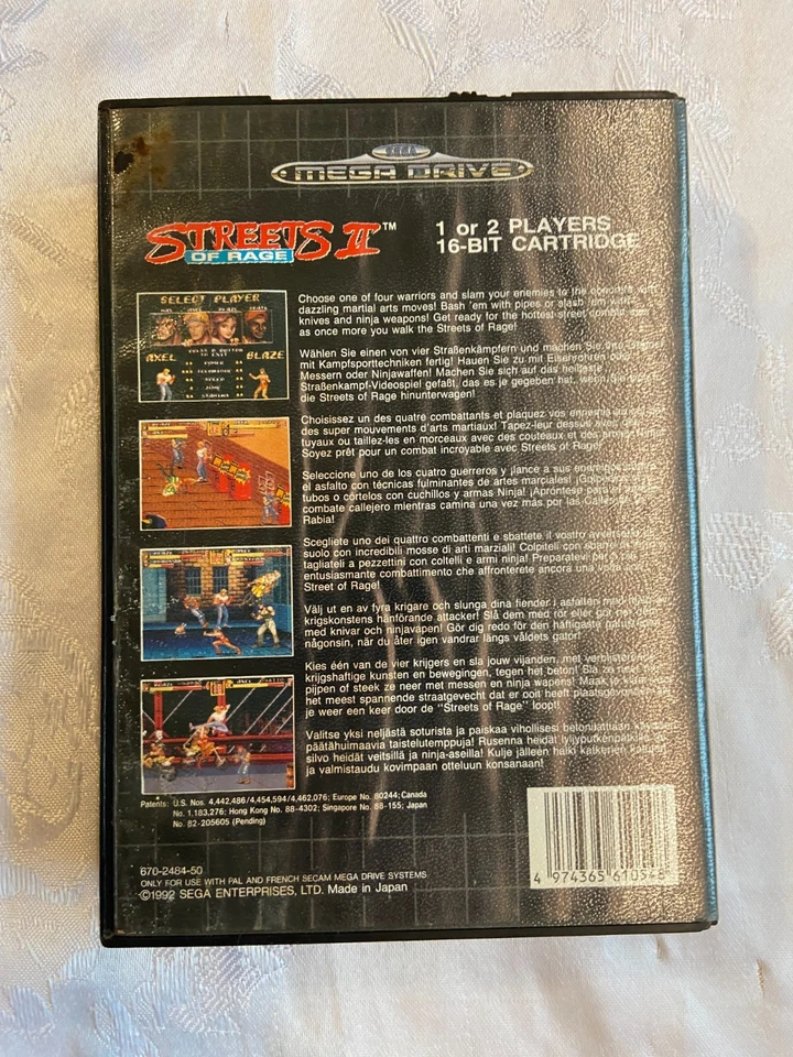 Streets of Rage 2 OVP Sega Mega Drive GEBRAUCHT - Bild 3 von 4