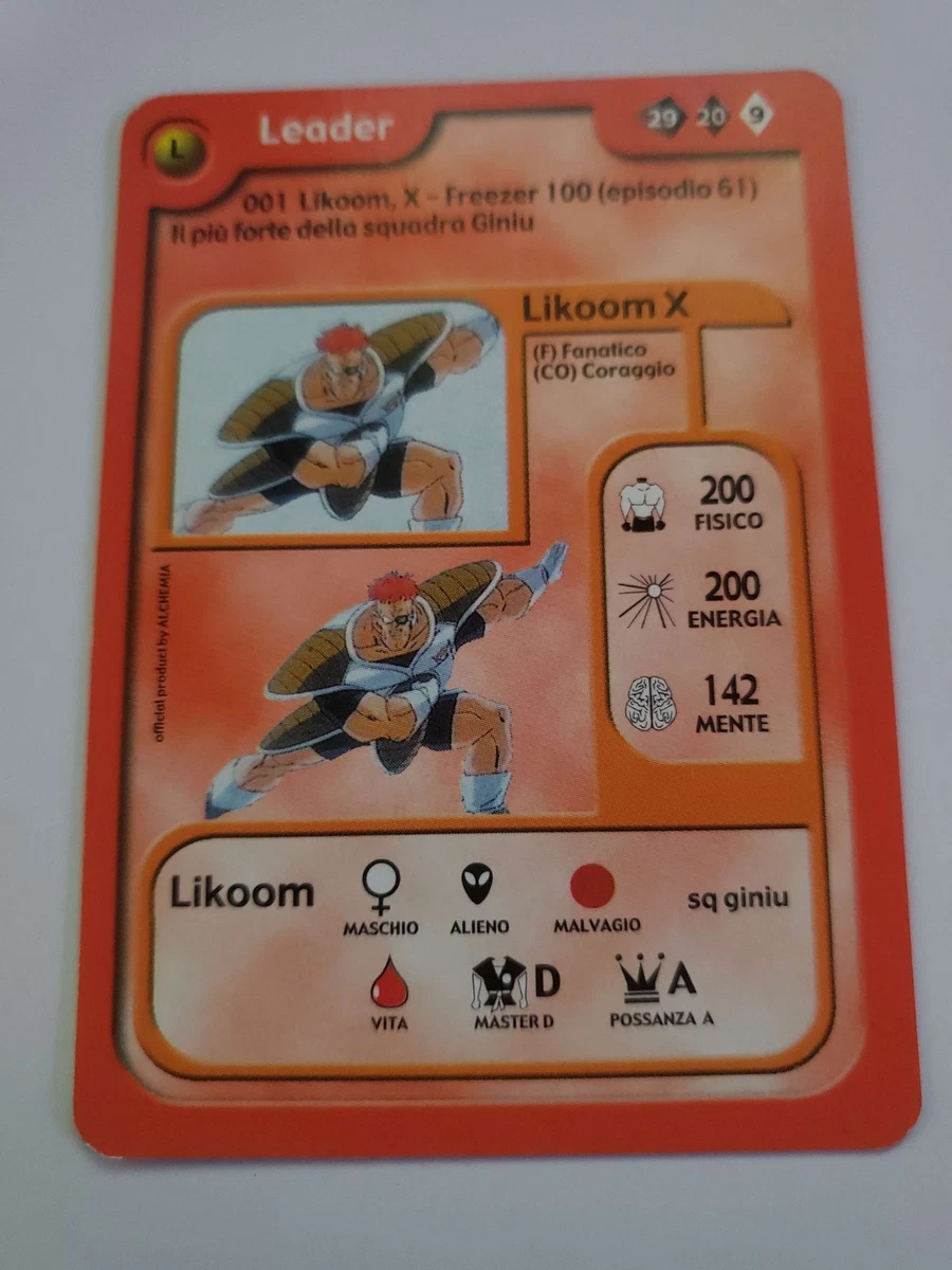 Dragon Ball CCG Trading Card Games in Italian for sale - eBay