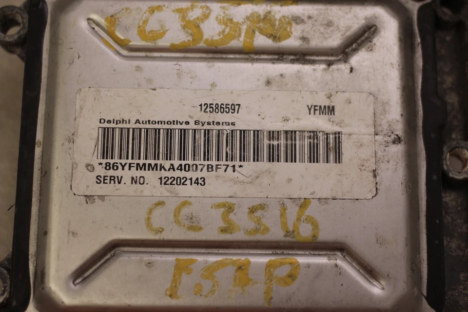 正品 原始设备制造商 Saturn 12586597 发动机控制模块 ECM ECU 适合 2004 Saturn Vue  — 第 3/4 张图片