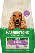 Harringtons Adult Dry Dog Food Complete Lamb & Rice 15kg Uk Item Fast Delivery 2.00 per kilo