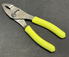 New Snap-on Tools Hi-viz Yellow 46acf Talon Grip Slip-joint Pliers New Snap-on Tools Hi-viz Yellow 46acf Talon Grip Slip-joint Pliers