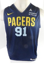 Fort Wayne Mad Ants Deividas Sirvydis #91 Game Used Navy Practice Jersey L 5984