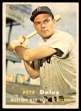 1957 Topps #388 PETE DALEY  Boston Red Sox  EX
