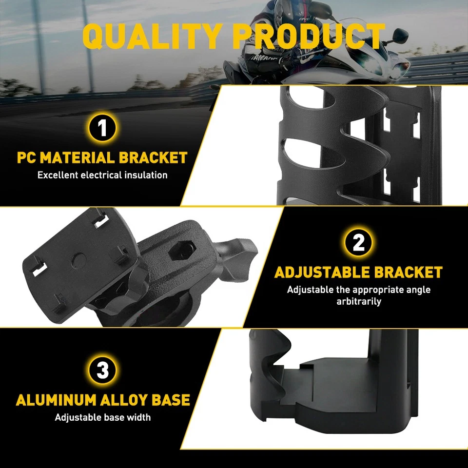 Suporte para garrafa copo bicicleta bicicleta bebida gaiola de água montagem bebida guidão bicicleta - Imagem 3 de 4