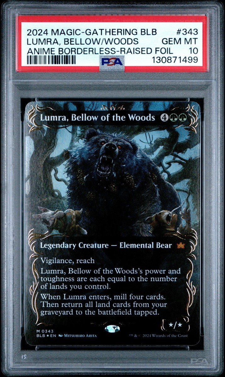 2024 MTG BLOOMBURROW #343 LUMRA, BELLOW OF THE WOODS PSA 10 | eBay