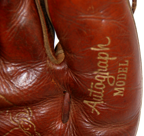 Spalding Leather Baseball Glove Ray Crone Autograph Model 1171 early 1950's - Picture 3 of 11