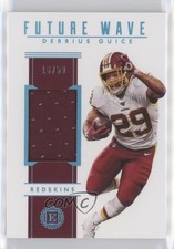2019 Panini Encased Future Wave Materials Sapphire 16/50 Derrius Guice 02v3