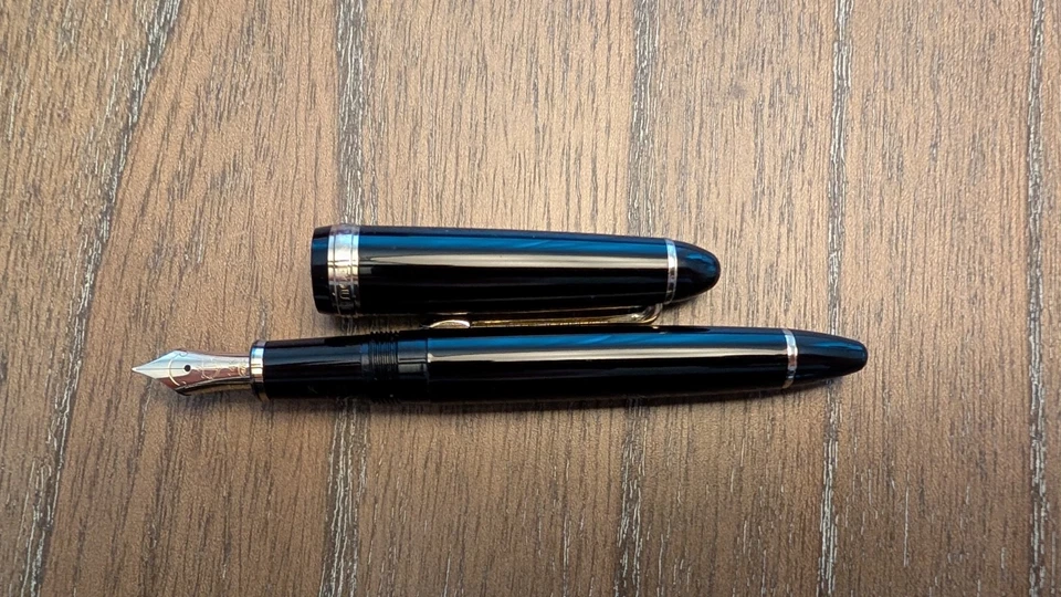 RARA Pluma Estilográfica Sailor 1911 Suave Mediana Plumín (S-M) -- Pluma Coleccionista De Colección Foto 4 de 4