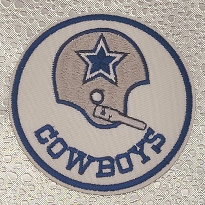 Dallas Cowboys Retro Vintage Style Iron On Patch New 3 Inch Round 1970s Style