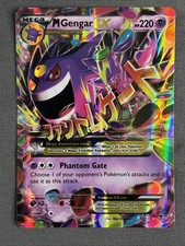 Pokemon TCG Mega M Gengar EX 35/119 Phantom Forces (2014) Holo Card