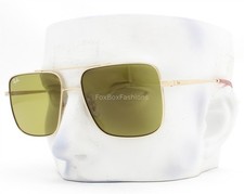 Ray-Ban Ari Sunglasses RB 3758 9213/2 Shiny Pale Gold Green 54mm with Case