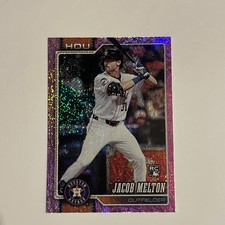 2026 Topps Series 1- Jacob Melton #148 Pink sand glitter Foil Parallel rookie C 