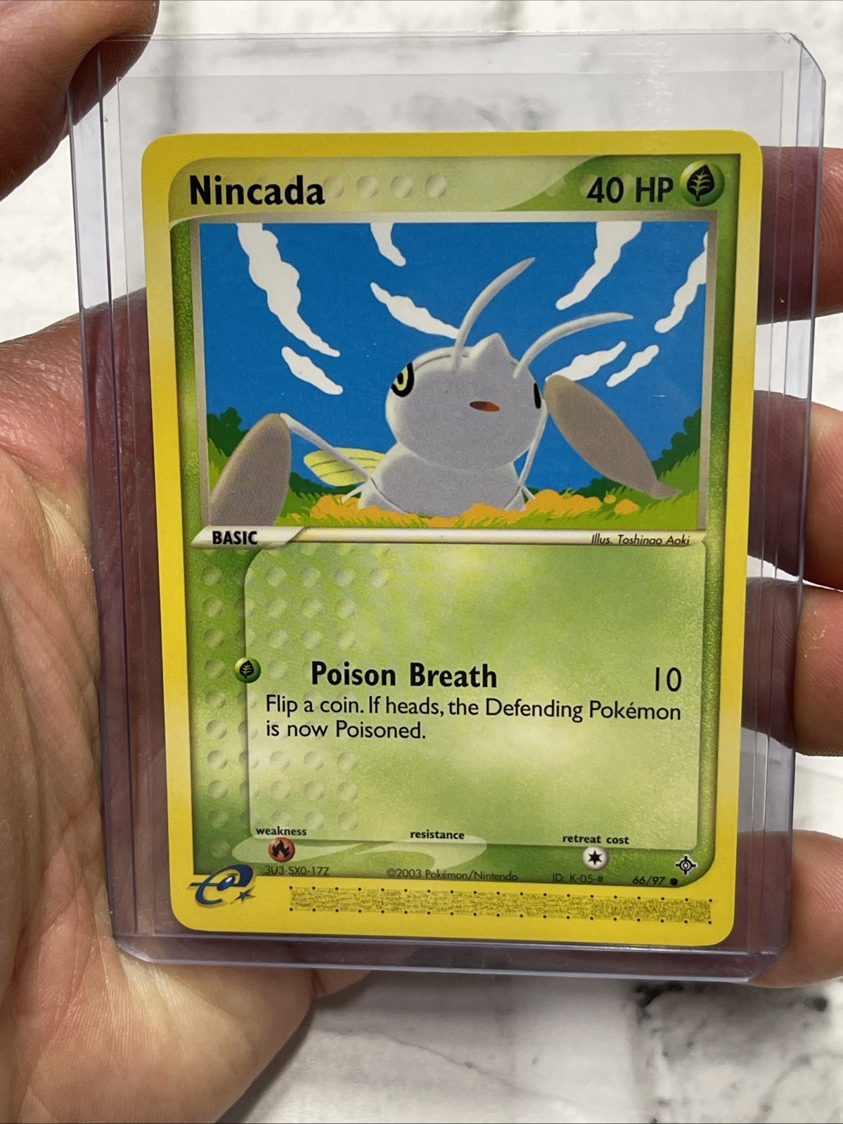 Pokémon Nincada 66/97 DR EX Dragon NM/MT Pokemon Vintage Vtg Common Card TCG