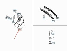 MERCEDES-BENZ SLC R172 Hinten Rechts Rücklicht Baugruppe A1729060057 NEUES ECHTE