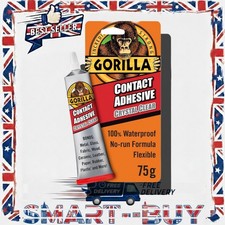 Gorilla Multi-Purpose Extra Strong Contact Adhesive Clear Bonding Glue 75g