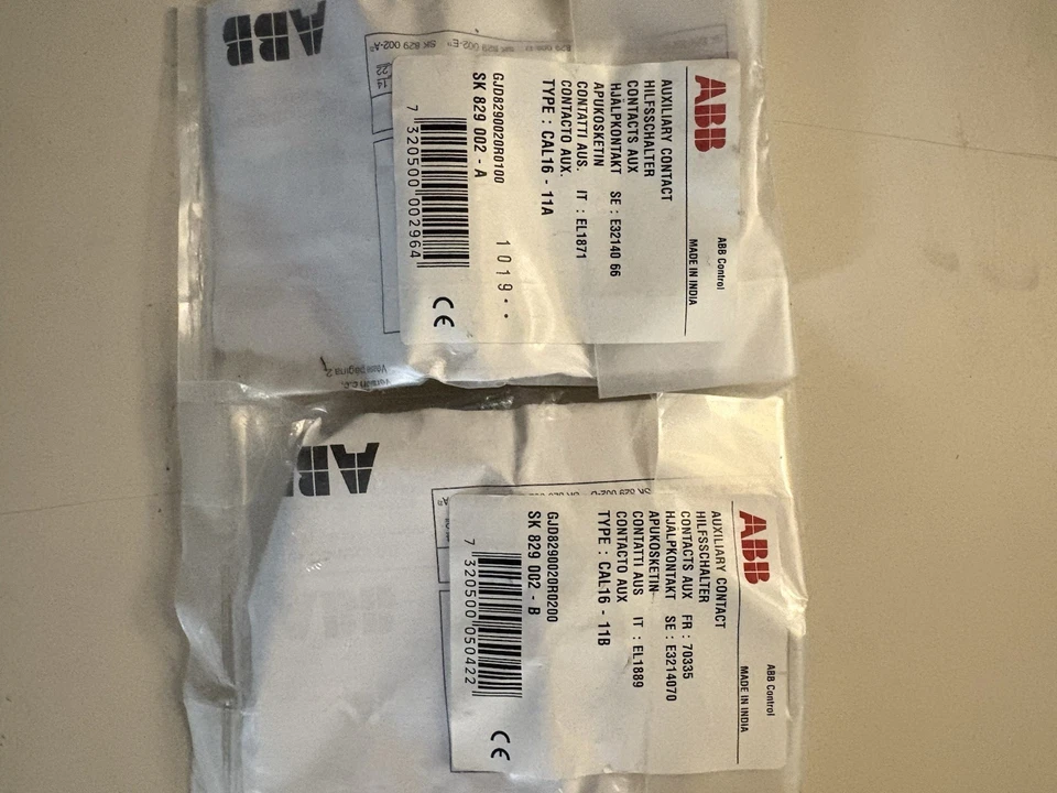 ABB EHDB220C2P- 2L Nuevo En Caja Con 2 Contactores Auxiliares Extra Foto 4 de 4