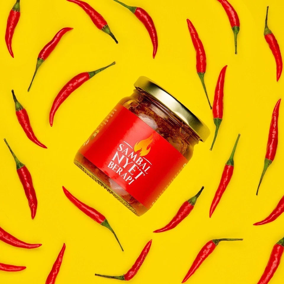 [READY STOCK] SAMBAL NYET BERAPI ORIGINAL/TULEN  (1 x  Unit 180gm Bottle/Botol) - Image 3 of 4