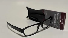 NEW Foster Grant READING GLASSES +3.25  carbon fiber flexible spring Hinges