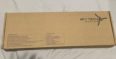 SkyTech Gaming Keyboard USB Wired Rainbow Backlight Anti-Ghosting Metal